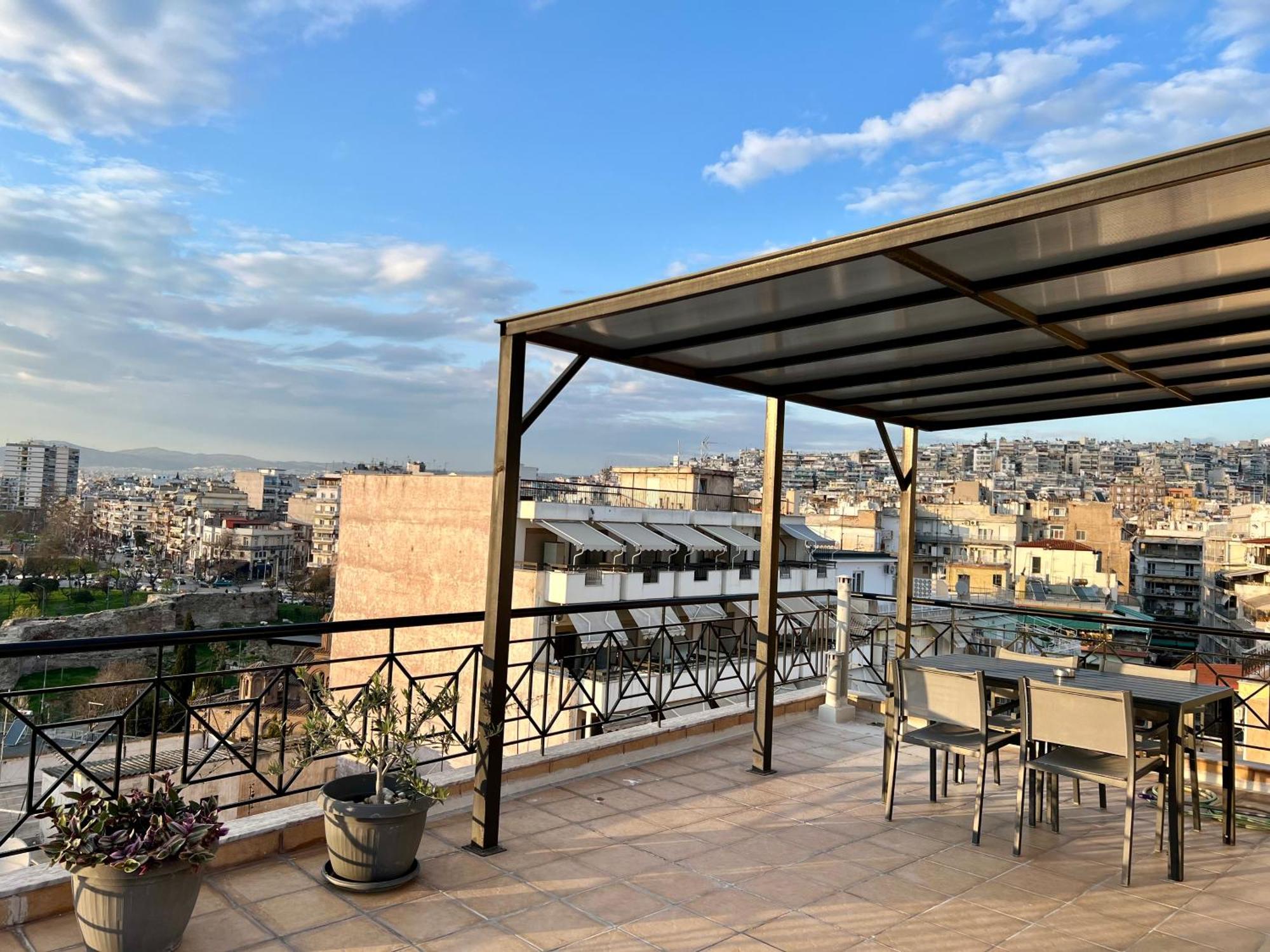 180° Rooftop View Thessaloníki Eksteriør bilde